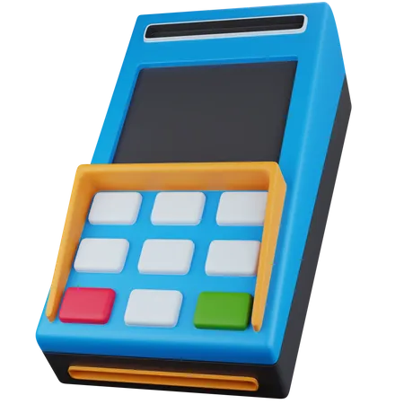 Pos Machine  3D Icon