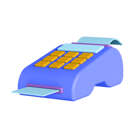 POS machine  3D Icon