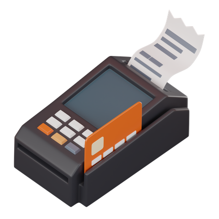 Pos Machine  3D Icon