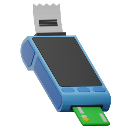 Pos Machine  3D Illustration