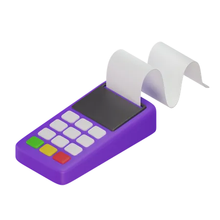 Pos Machine  3D Illustration