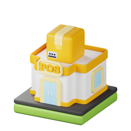 Agência postal  3D Icon