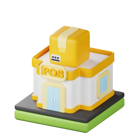 Agência postal  3D Icon