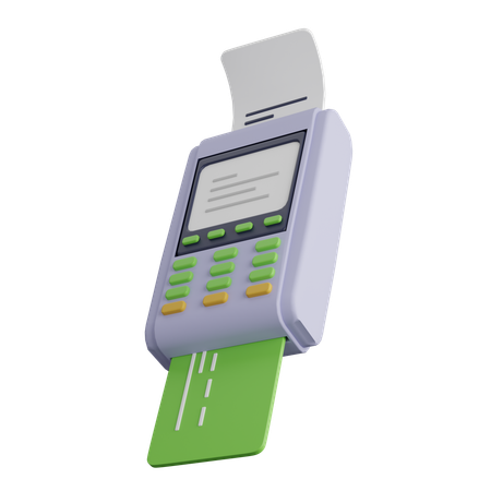 Pago pos  3D Icon