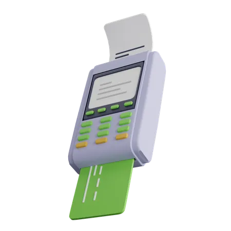 Pago pos  3D Icon