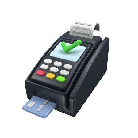 Pago terminal pos  3D Icon