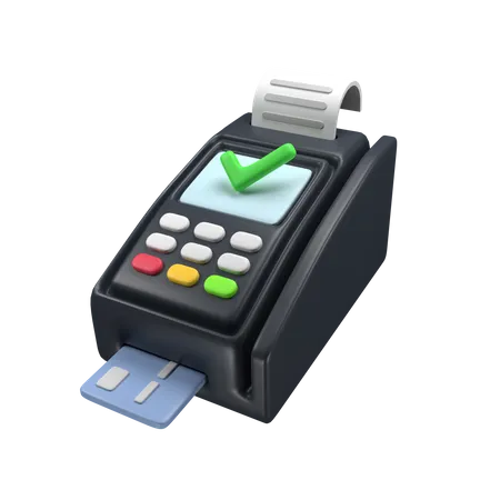 Pago terminal pos  3D Icon