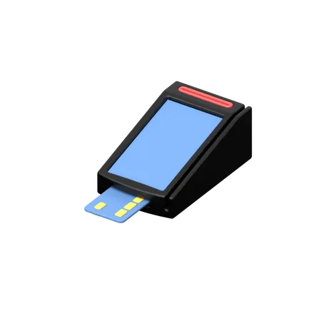 POS Terminal 3 D Icon Representing Point Of Sale Systems For Electronic Transactions Payments And Sales Processing In Retail Environments 3D Icon