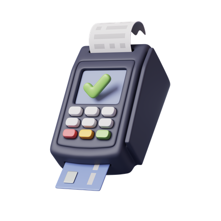 Pos Terminal  3D Icon