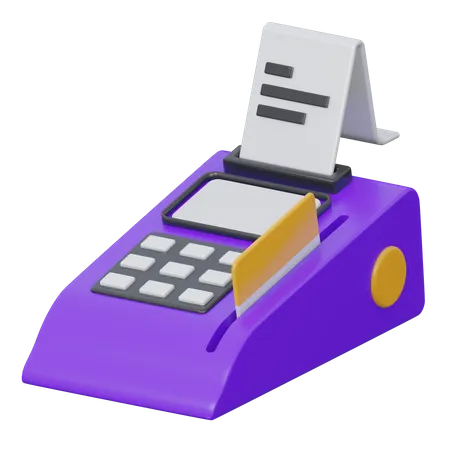 Pos Terminal  3D Icon