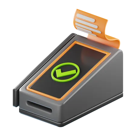 Pos Terminal  3D Icon