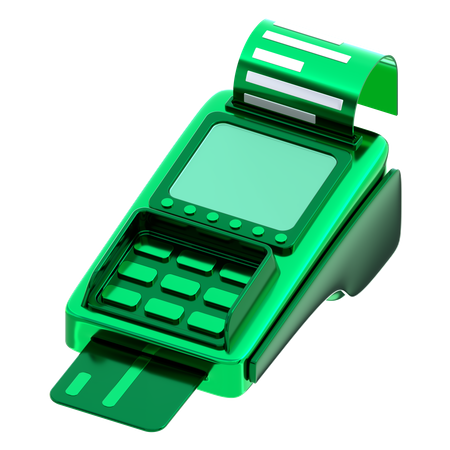 POS Terminal  3D Icon