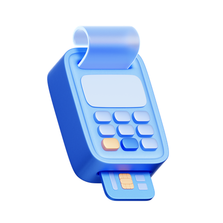 Pos Terminal  3D Icon