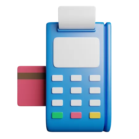 Pos Terminal  3D Icon