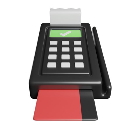 Pos Terminal  3D Icon