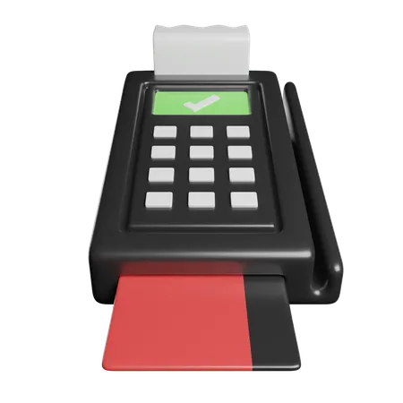 Pos Terminal  3D Icon