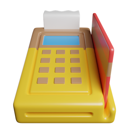 Pos Terminal  3D Icon
