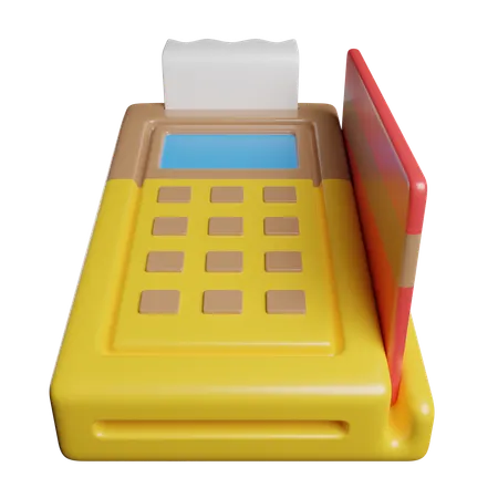 Pos Terminal  3D Icon