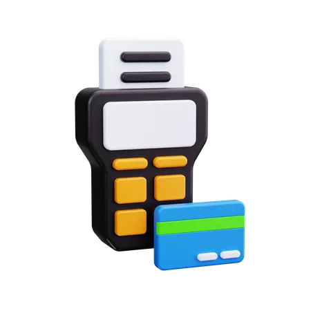 Pos Terminal  3D Icon