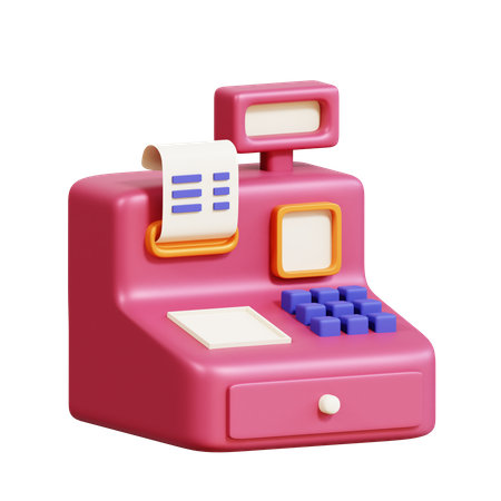 Pos Terminal  3D Icon