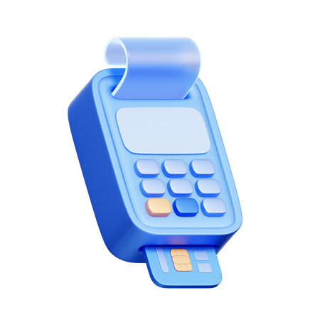 Pos Terminal  3D Icon