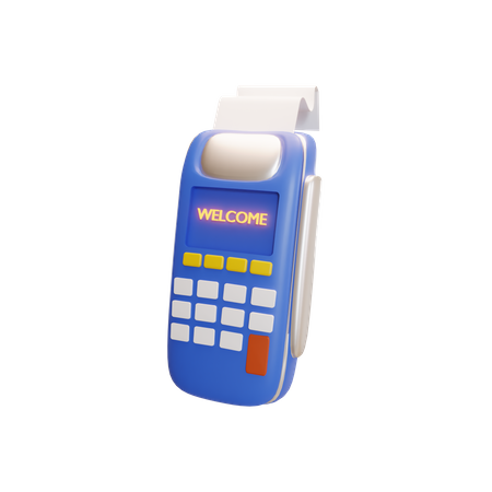 Pos Terminal  3D Icon