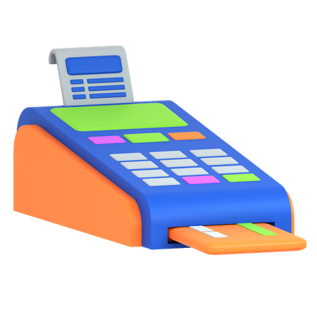 Pos Terminal  3D Icon