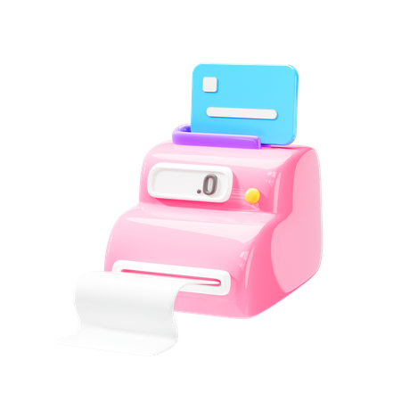 Pos Terminal  3D Icon