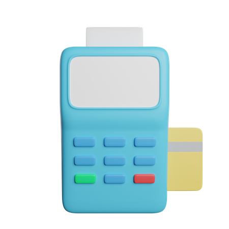 Pos Terminal  3D Icon