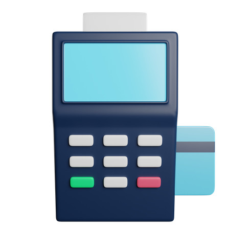 Pos Terminal  3D Icon