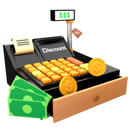 Pos Terminal  3D Icon