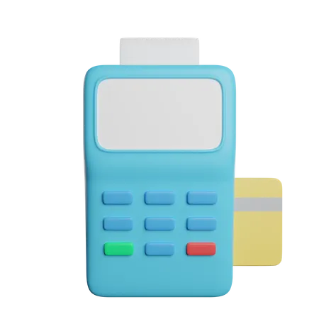 Pos Terminal Cash 3D Icon
