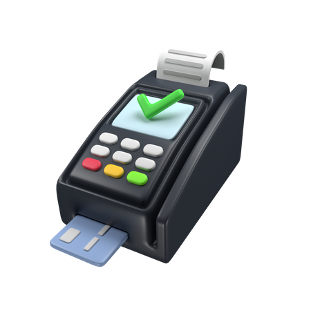 Pagamento terminal pos  3D Icon