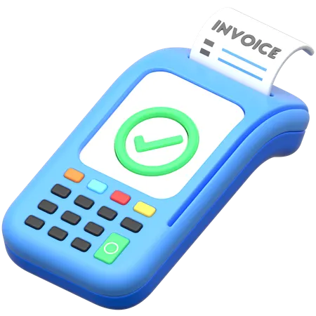 Pos Terminal Payment  3D Icon
