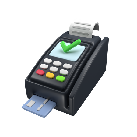 POS Terminal Payment 3D Icon