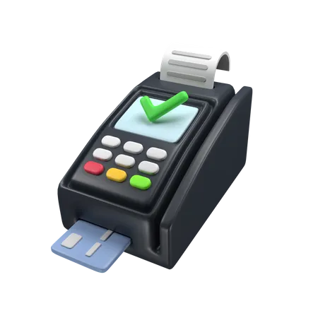 POS-Terminalzahlung  3D Icon