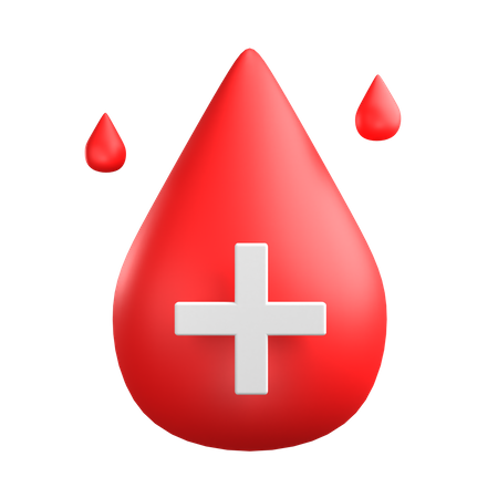 Positive Blood Group  3D Icon
