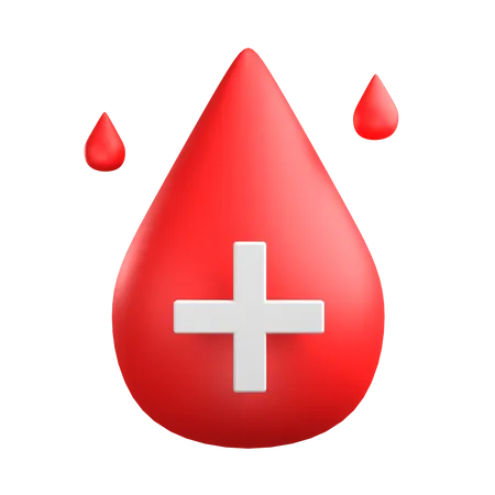 Positive Blood Group  3D Icon