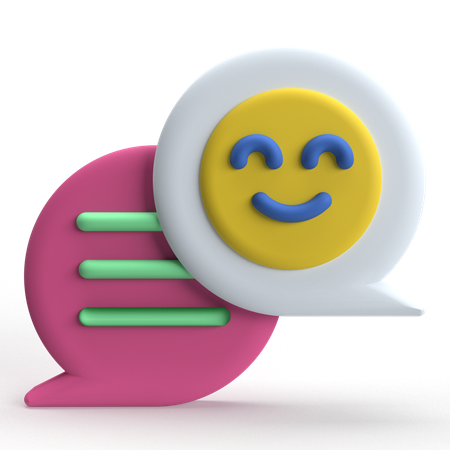 Positive Comment  3D Icon