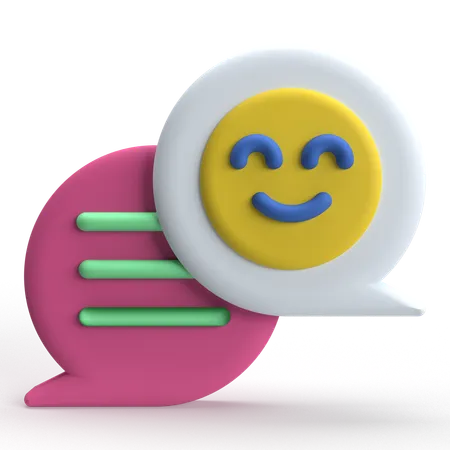 Positive Comment  3D Icon