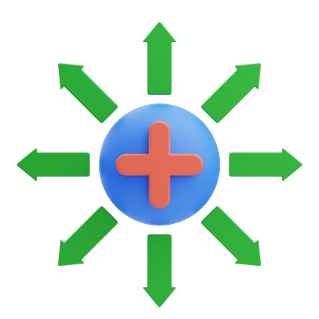 Positive Ion  3D Icon