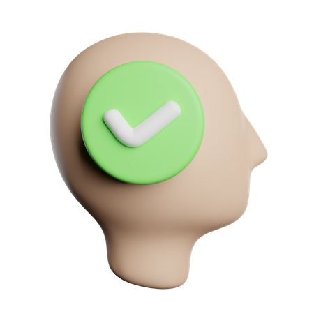 Positive Mind  3D Icon