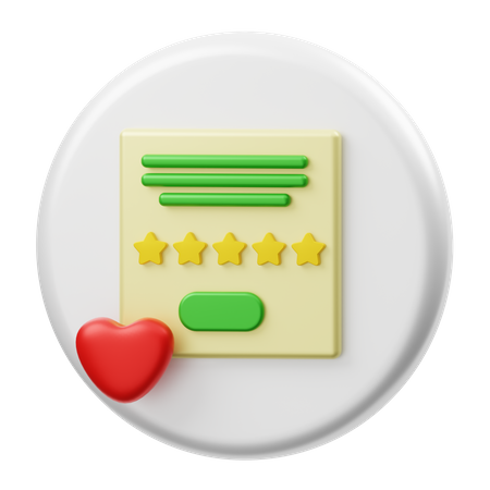Positive Review  3D Icon