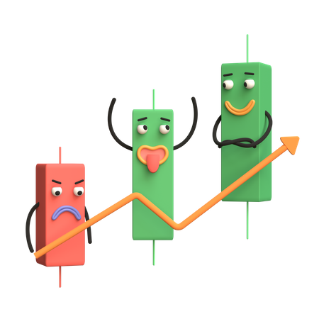 Positive Trade  3D Icon