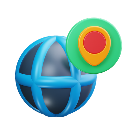 Posizione  3D Icon