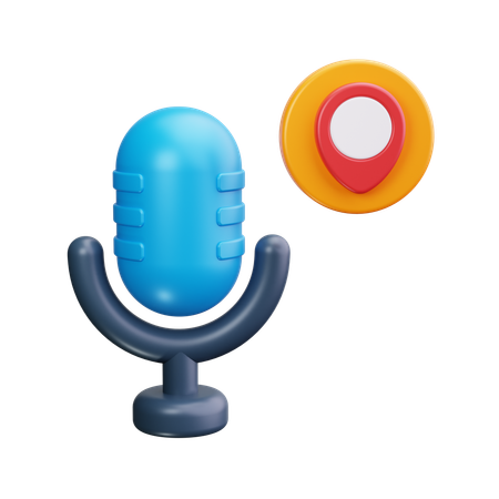 Posizione del podcast  3D Icon