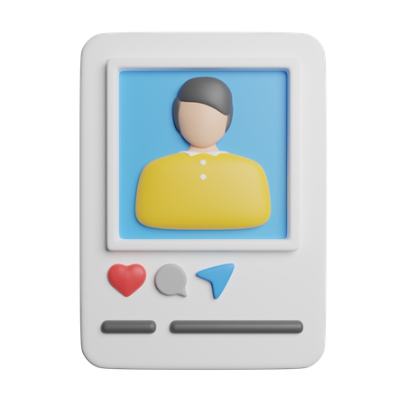 Post  3D Icon