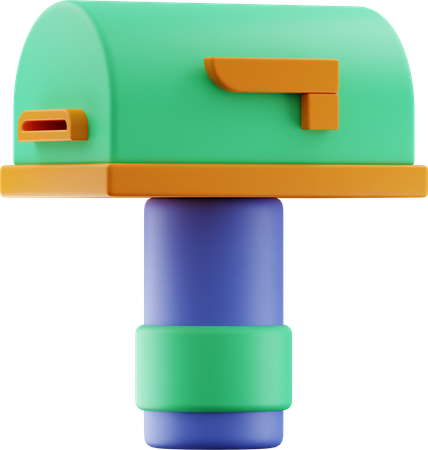 Post Box  3D Illustration