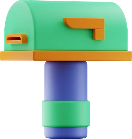 Post Box  3D Illustration