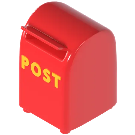 Post Box  3D Illustration